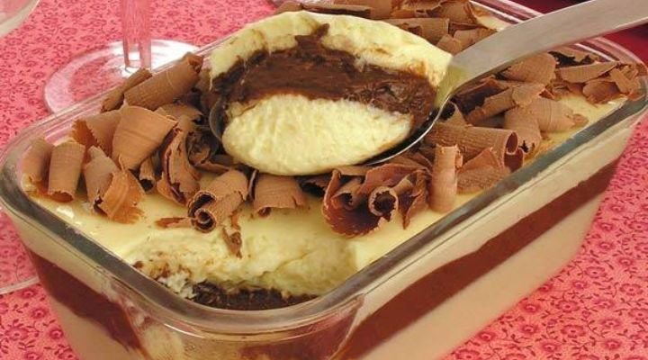 Pave de Leite Ninho com Ganache