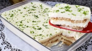 Pave de Limao com Bolacha de Maisena