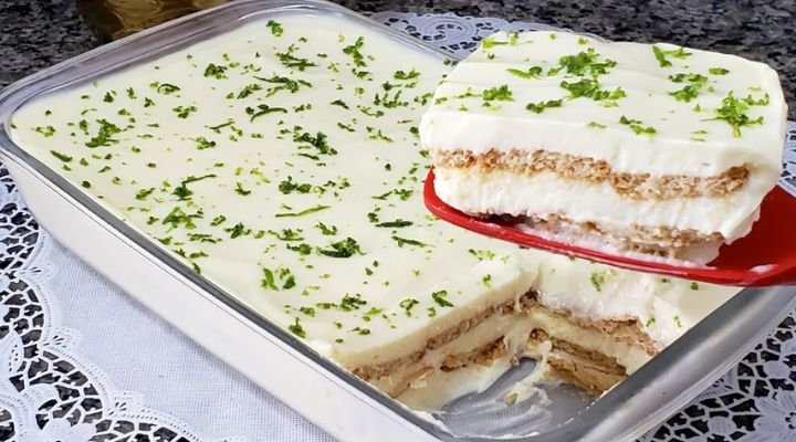Pave de Limao com Bolacha de Maisena