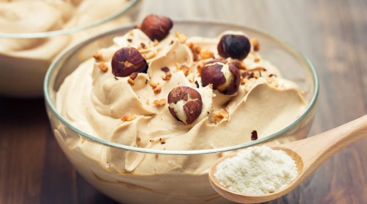 Mousse de Tang com Leite em Pó