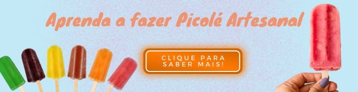 Sorvete de Flocos 1 Curso de Picolé Artesanal