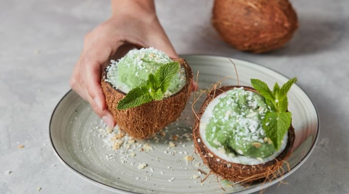 Sorvete de Coco Verde