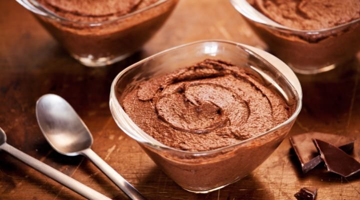 Mousse de Chocolate Simples