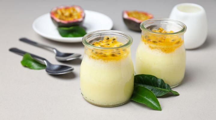Receita de Mousse de Maracujá com Tang